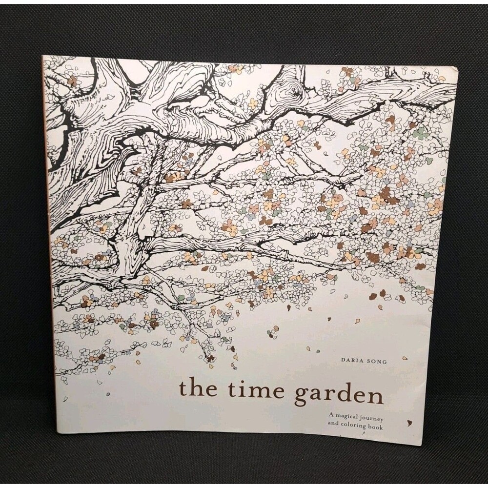 The Time Garden A Magical Journey Adult Coloring Book Daria Song 2015 NEW Korean